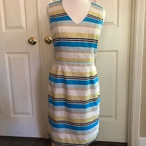 Banana republic striped dress size 4 Multicolor.